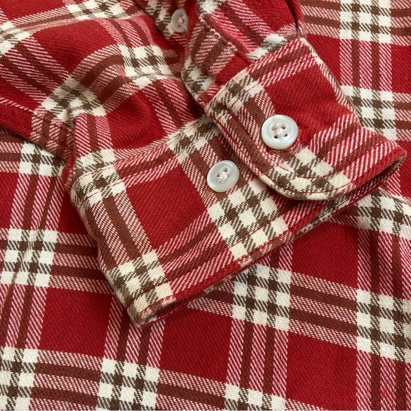 Vintage Disney Store Mickey Mouse Embroidered Flannel Button Down Shirt - Large - Picture 5 of 9